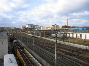 Riga 2005 g 9 janv - Dzelzcelja mezgls